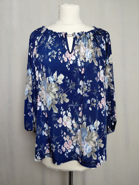 Síðerma blússa, M/L