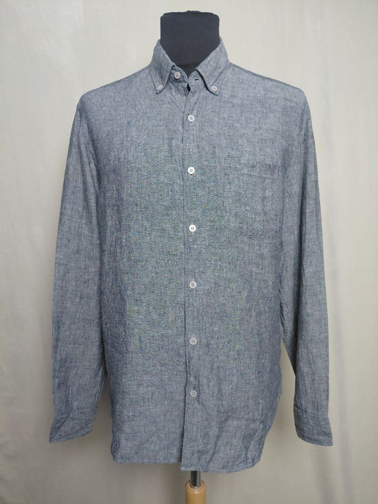 Hör skyrta Slim fit, L, Mango