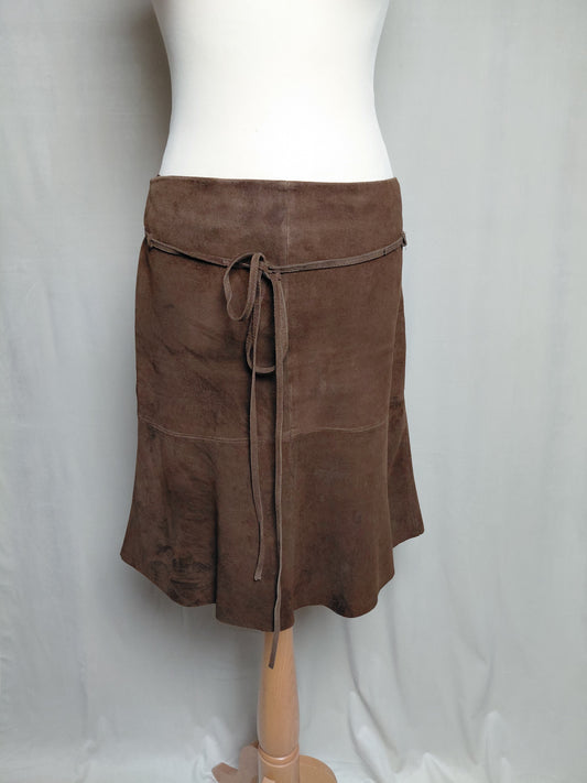 Vintage rússkinns pils (2000), EUR 42, Massimo Dutti