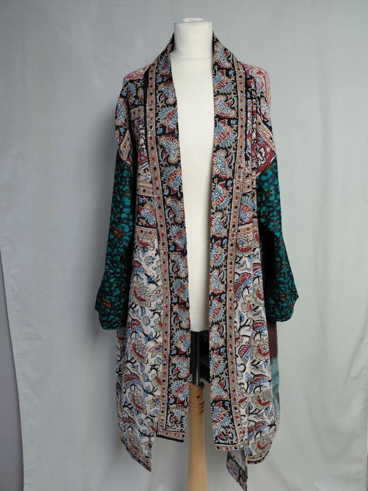 Kimono jakki, One size, Skrauta, endurtekið efni