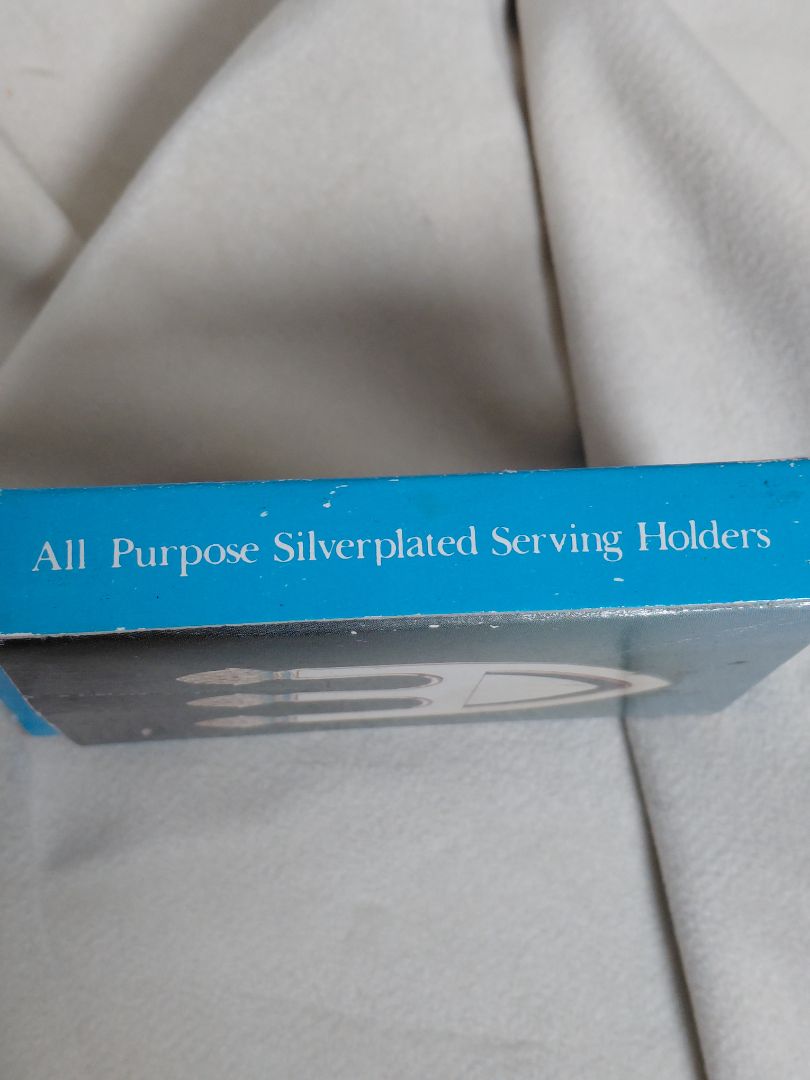 Vintage skeiðahaldari (silfur húðað)