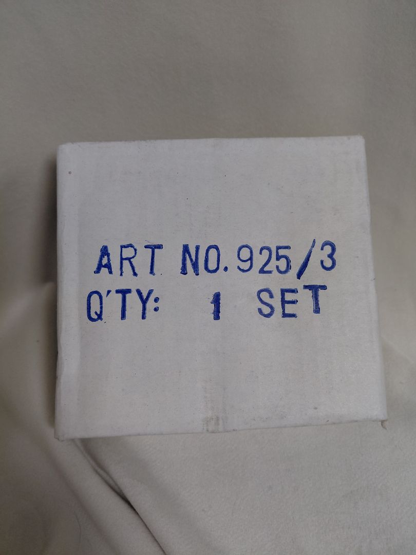 Vintage brass kertastakar 3 stk (1960-1970s)