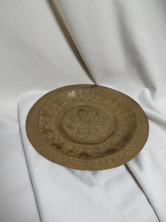 Handgerður vintage kopar veggplatti