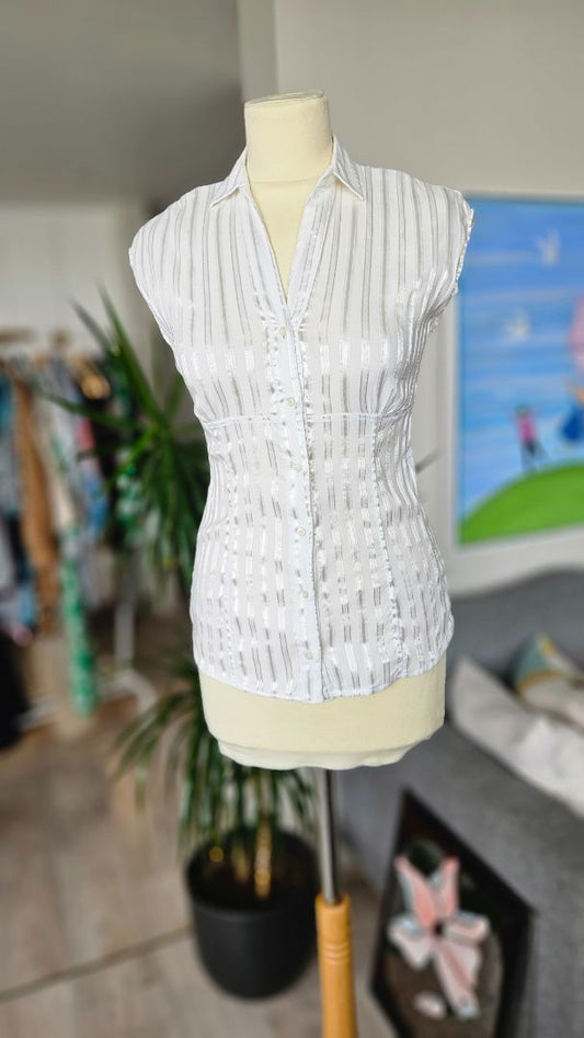 Sleeveless shirt, S, Zara