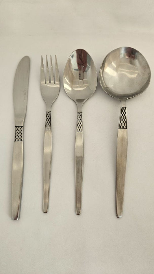 Vintage cutlery set stainless steel