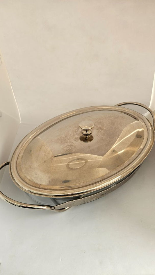 Refractory mold with lid (vintage), Marinex