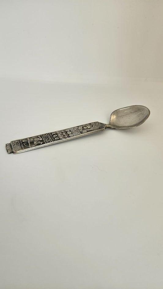 Spoon 15.5 cm (vintage), Konge tin Norwegian pewter
