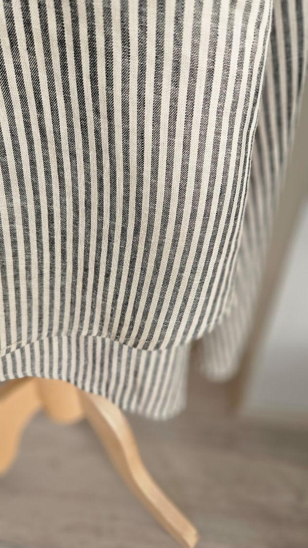 Wrapped linen skirt, M, Lindex