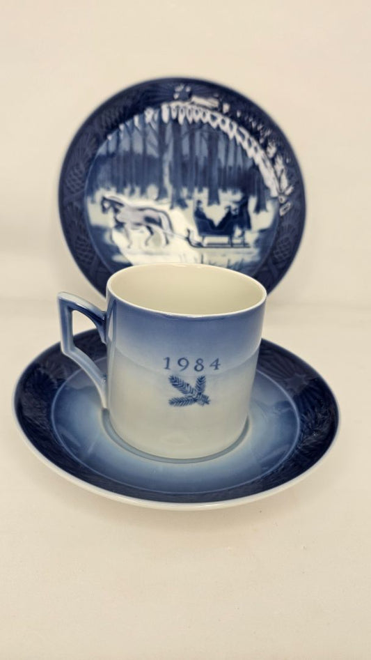 Cup &amp; saucer 1984 (collector's item), Royal Copenhagen