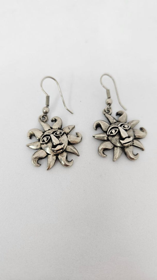Earrings - sun