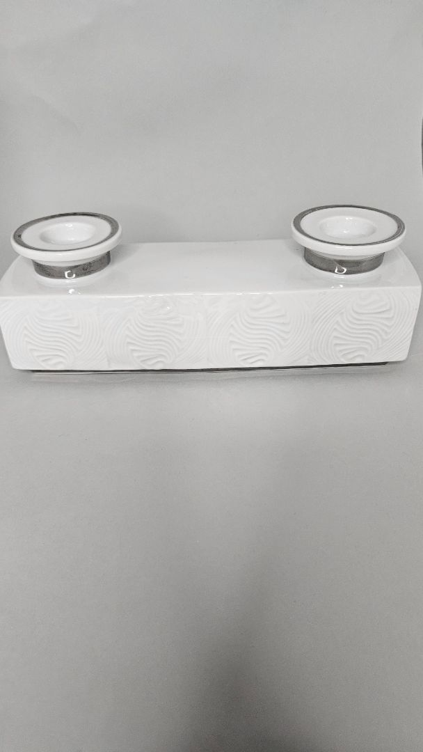 Kertastjaki fyrir 2 kerti (Vintage 1960s), Wallendorf Porcelain