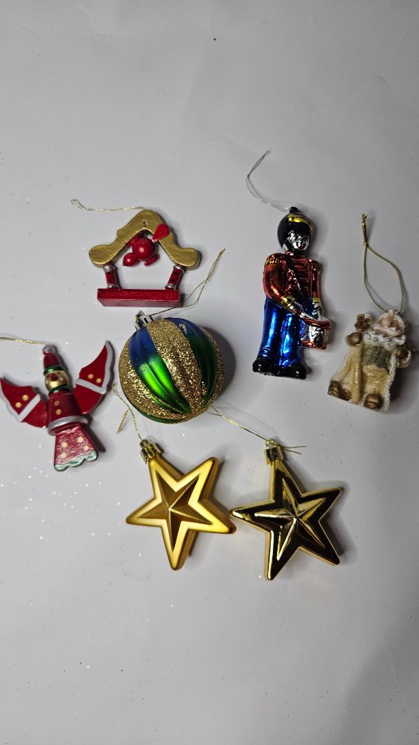 Jólakúlur bland í poka 7 stk