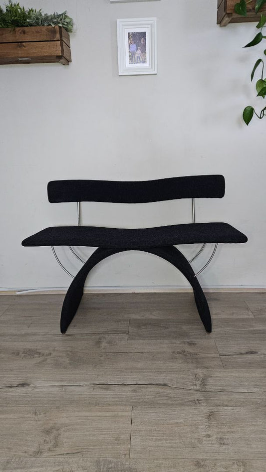 Bench with backrest, Chuck Mack Design