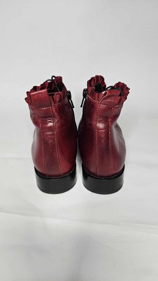 Ankle-high leather shoes, EUR 37, Six Mix