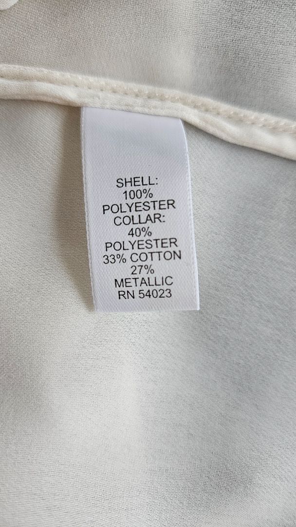 Shirt with gold collar, S, Banana Republic