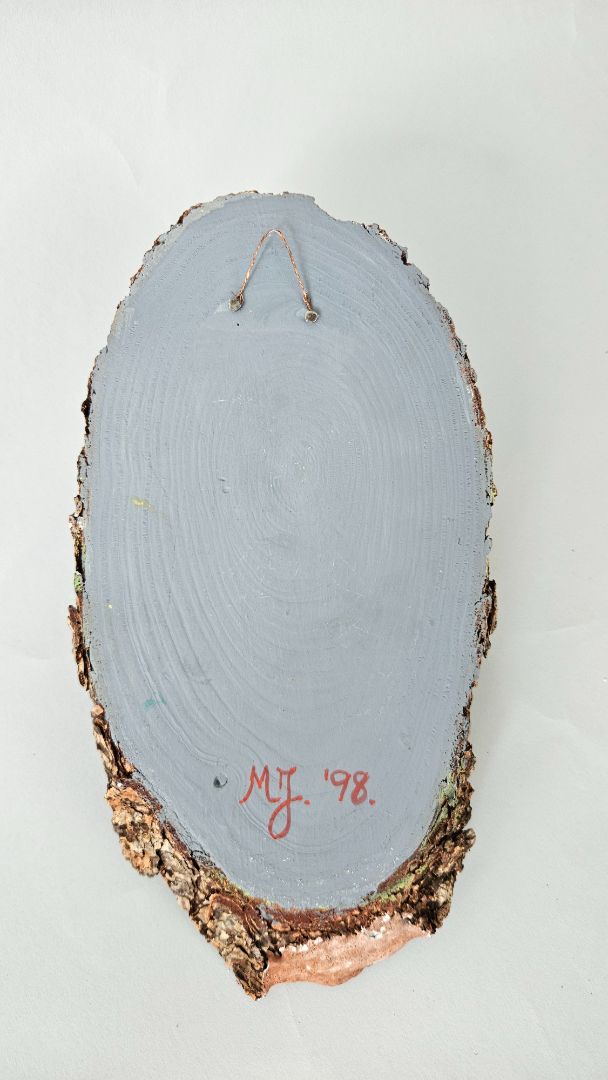 Picture of a horse on a wooden plate (1998), MJ Art