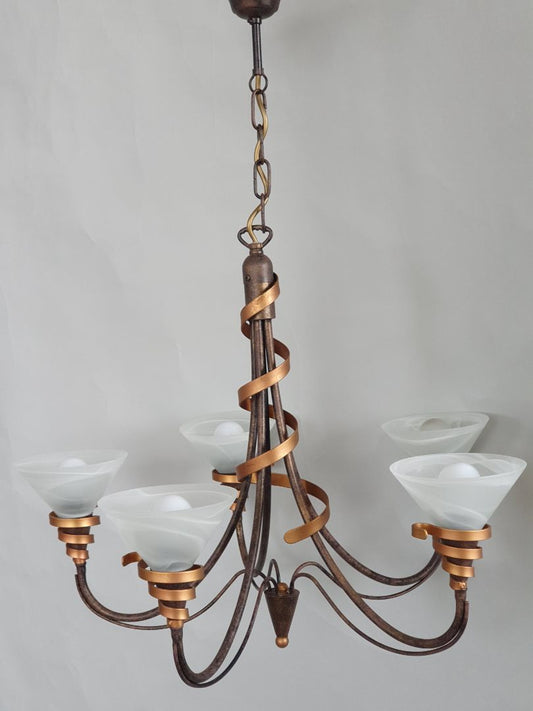 Hanging copper ceiling light (Vintage +20 years)