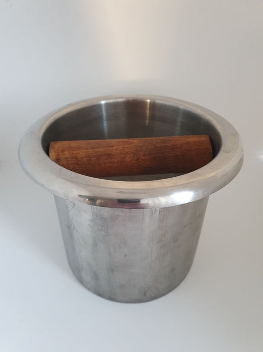 Barista coffee "knock box"