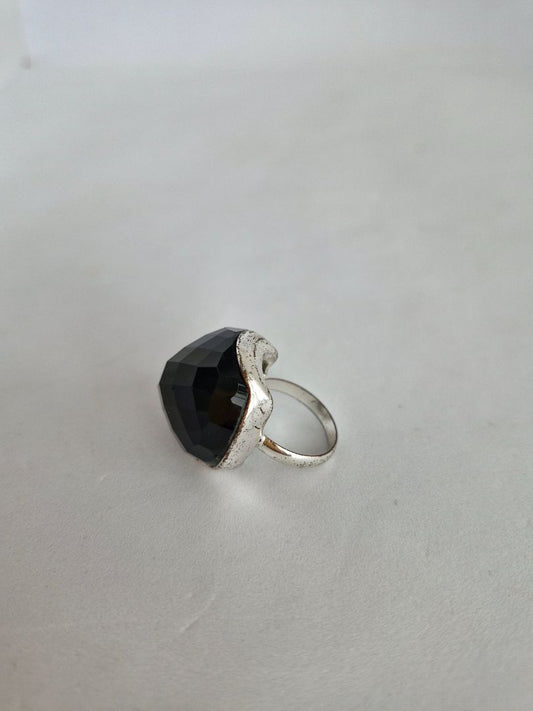 Ring with a large stone