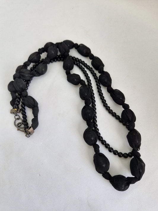 Long double necklace