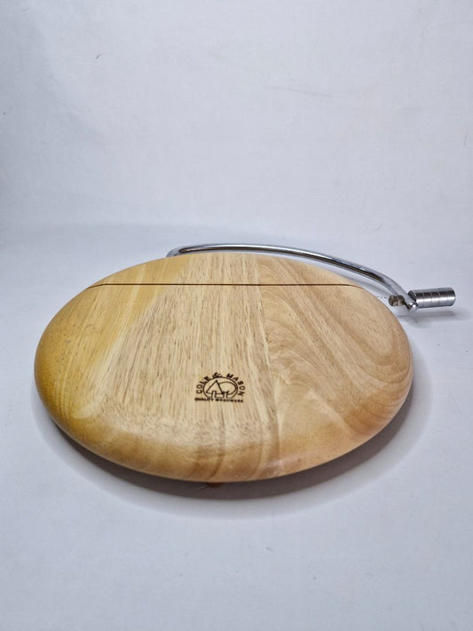 Wooden cheese slicer, Cole &amp; Mason Quality woodware