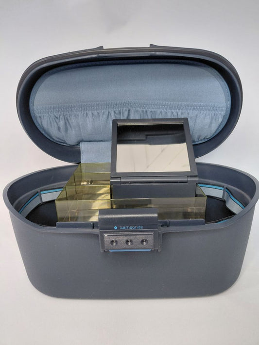 Vintage "Bjútí box" / Snyrtibox með talnalás (1990s), Samsonite
