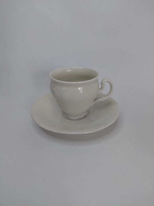 Kaffibolli með undirskál, Bernadotte porcelaine fine de boheme