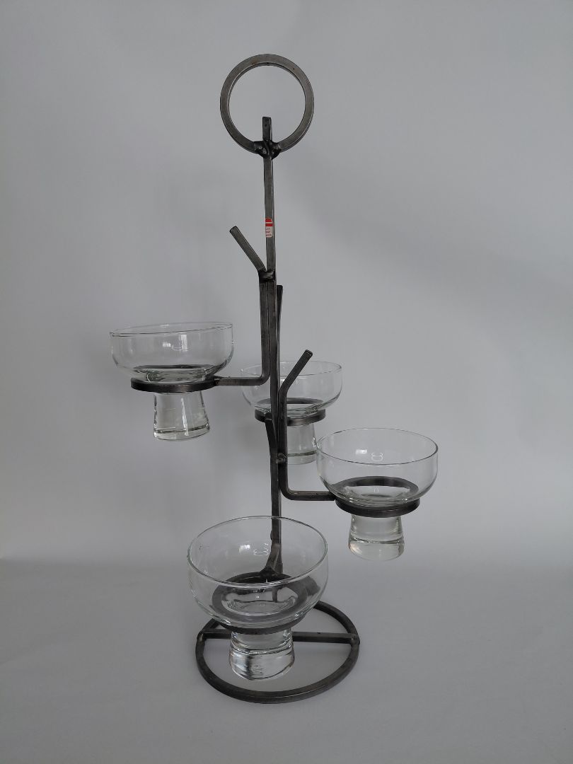Vintage 4-arm candlestick (1970s), Harlyk Denmark