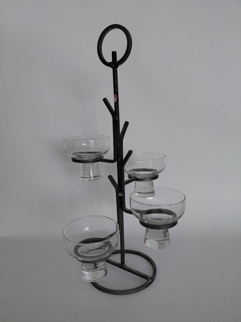 Vintage 4-arm candlestick (1970s), Harlyk Denmark