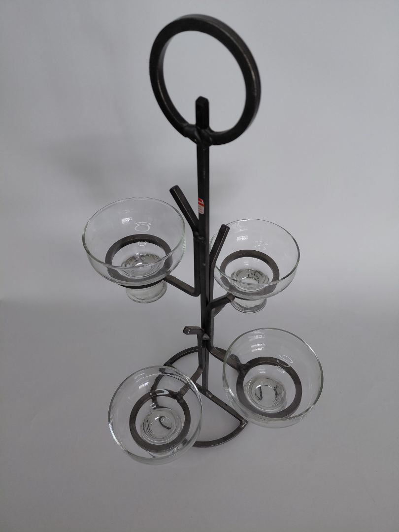 Vintage 4-arm candlestick (1970s), Harlyk Denmark