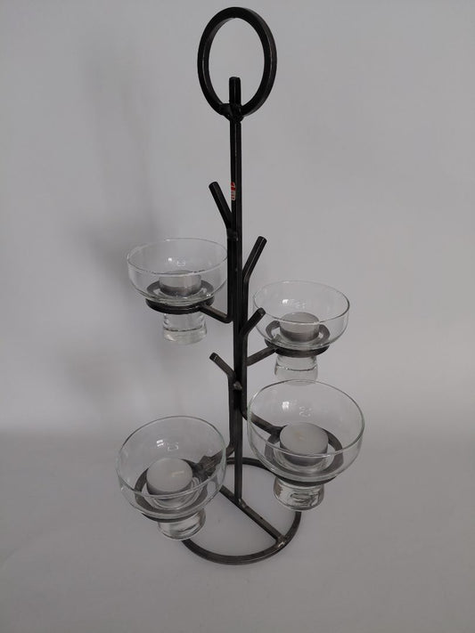 Vintage 4-arm candlestick (1970s), Harlyk Denmark