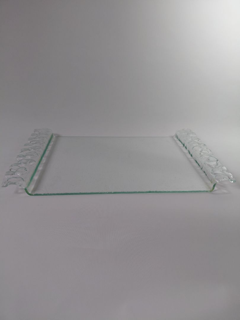 Large glass tray