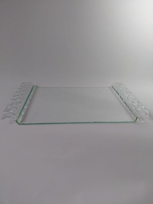 Large glass tray