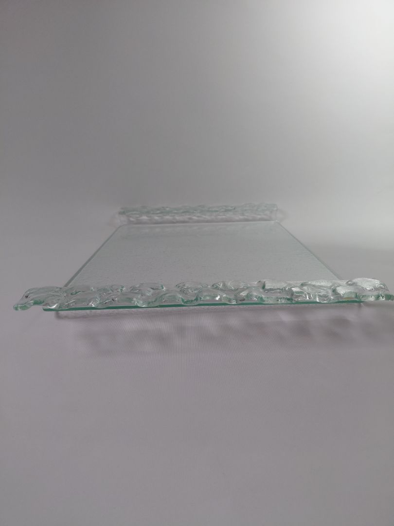 Large glass tray