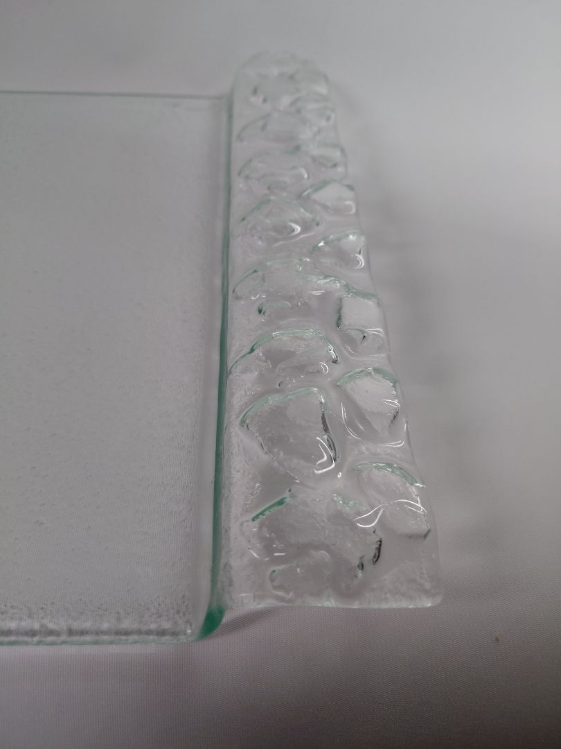 Large glass tray