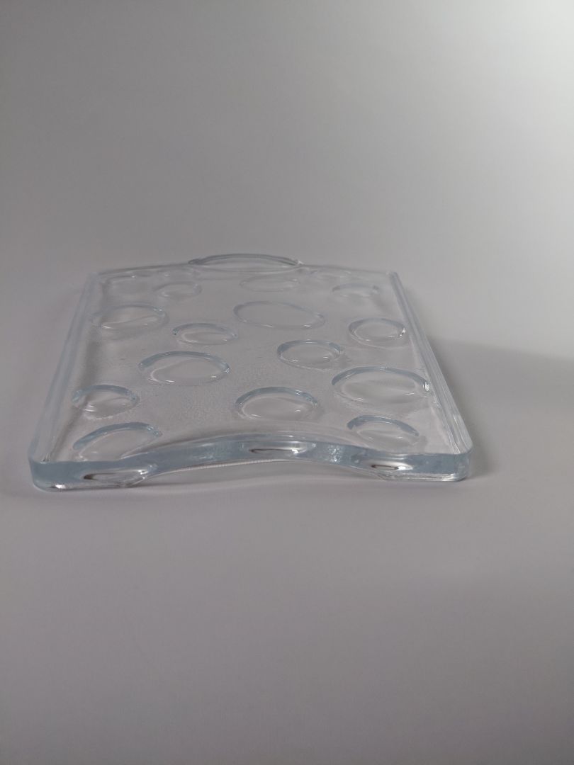 Vintage cheese tray by Cilla Person (1980s), Nybro Sweden