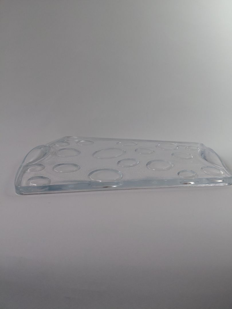Vintage cheese tray by Cilla Person (1980s), Nybro Sweden