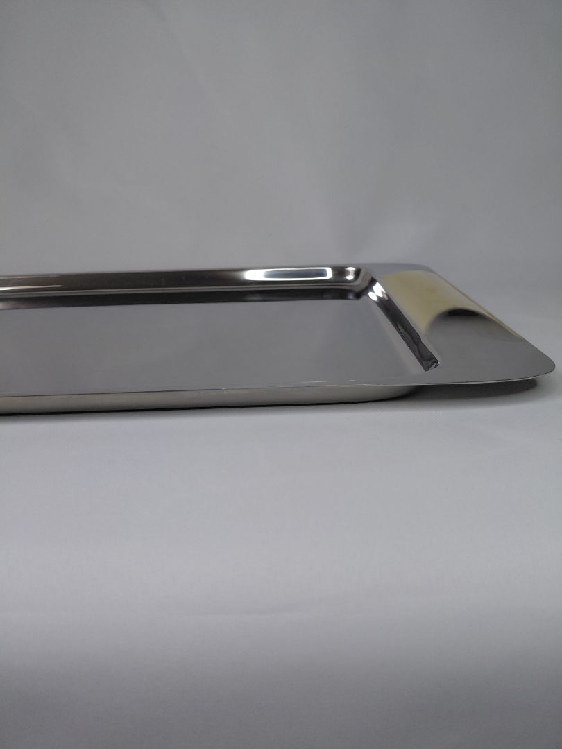 Vintage tray stainless steel 18/10 (1980s), Vemi Italy