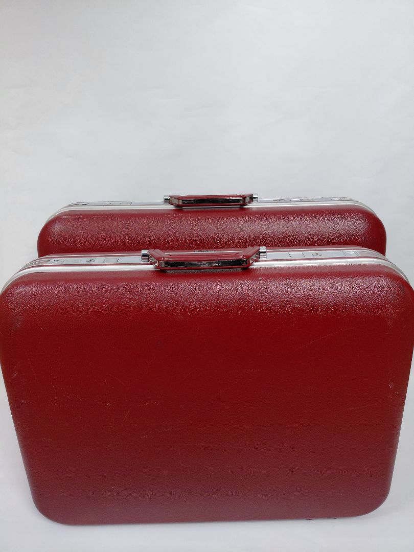 Vintage ferðatöskur 2 stk (1970s), DelSey