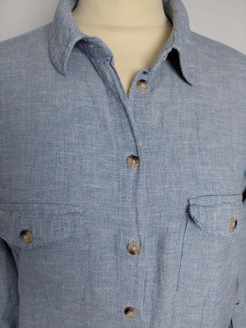 Long shirt (cotton &amp; linen blend), EUR 42, Dorothy Perkins