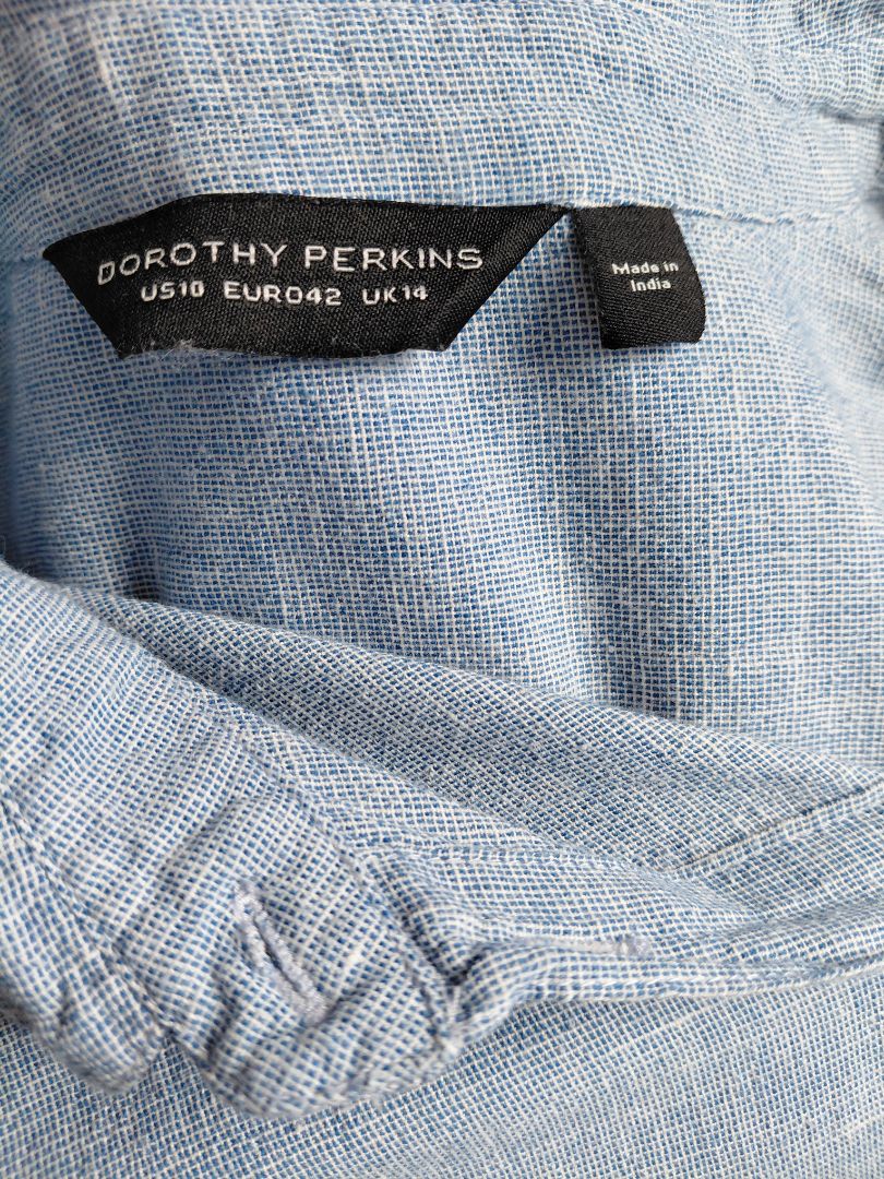 Long shirt (cotton &amp; linen blend), EUR 42, Dorothy Perkins