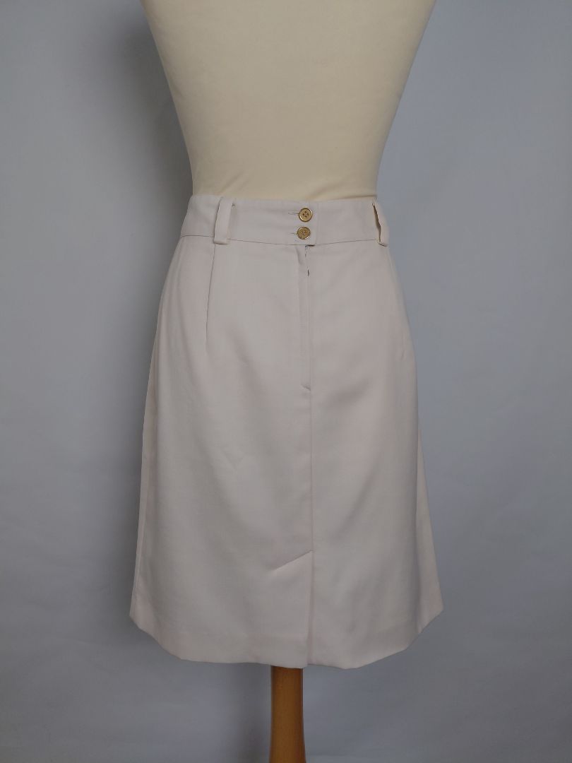 Vintage knee-length skirt (wool blend) 1980-1990, EUR 42, Mondi
