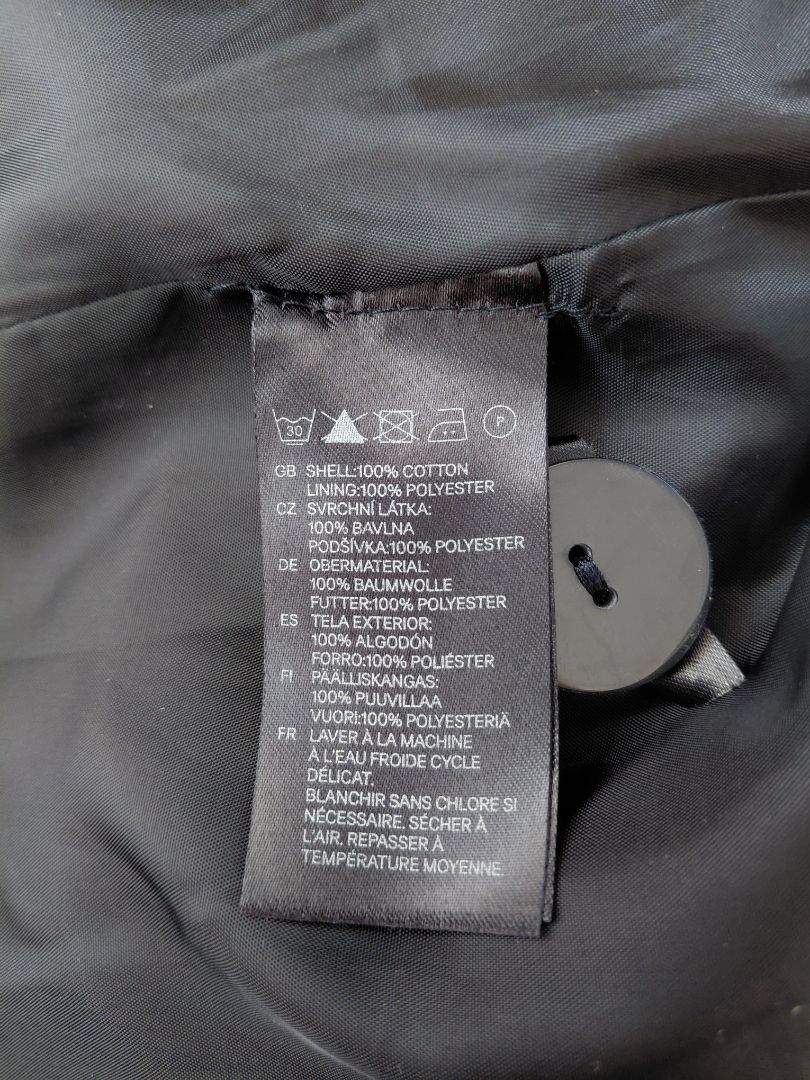Double-breasted dust jacket, EUR 42, H&amp;M