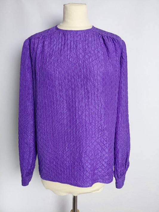 Vintage 100% silk blouse (1970s-1980s), EUR 44, Valentino Miss V