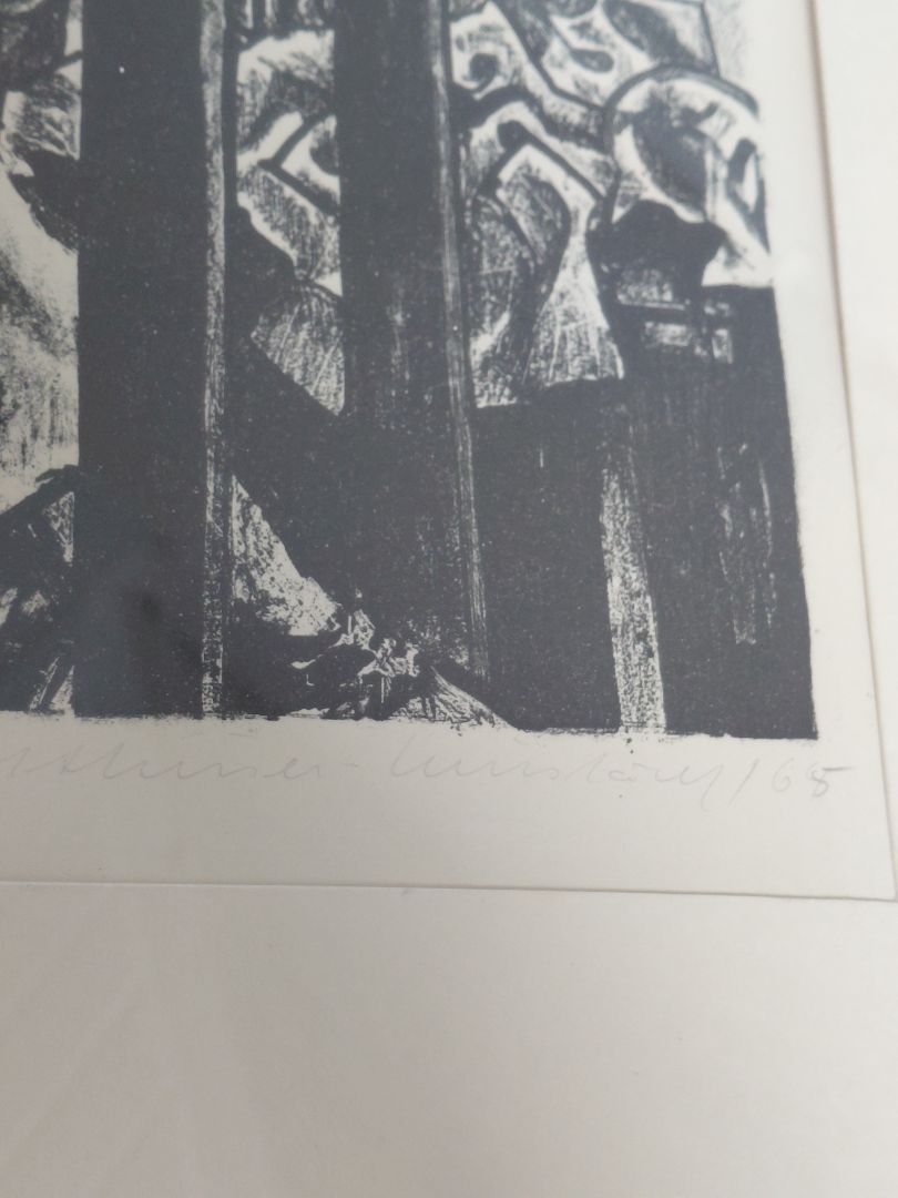 Litographie "Illustrator" (1965), Ursula Mattheuer-Neustädt