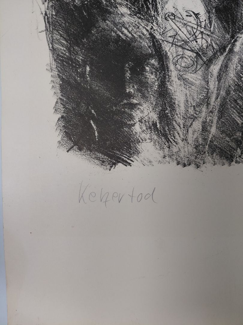 Litographie "Ketzertod" (Heretic's Death) (1994), Bernhard Heisig