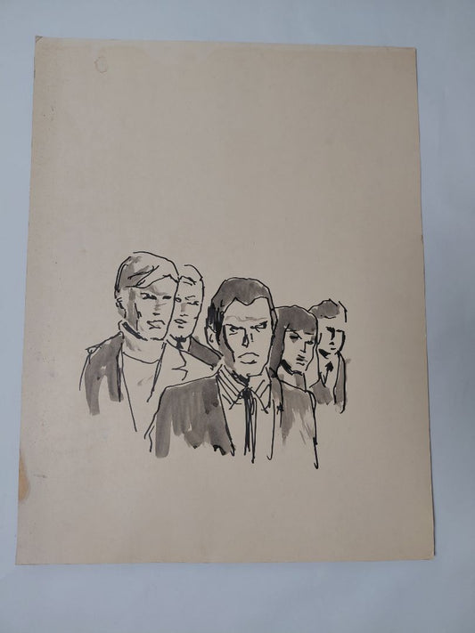 Teiknuð mynd "Viðskiptafélagar"