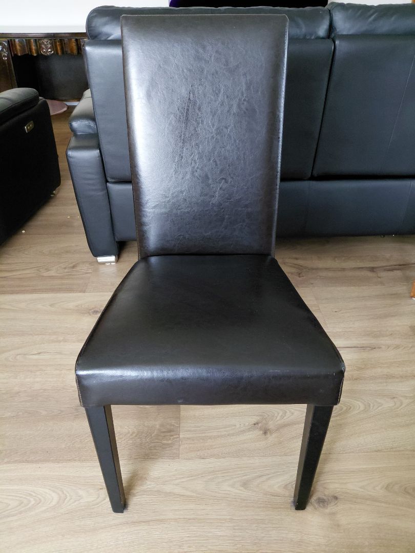 Pleather chair - dining chair