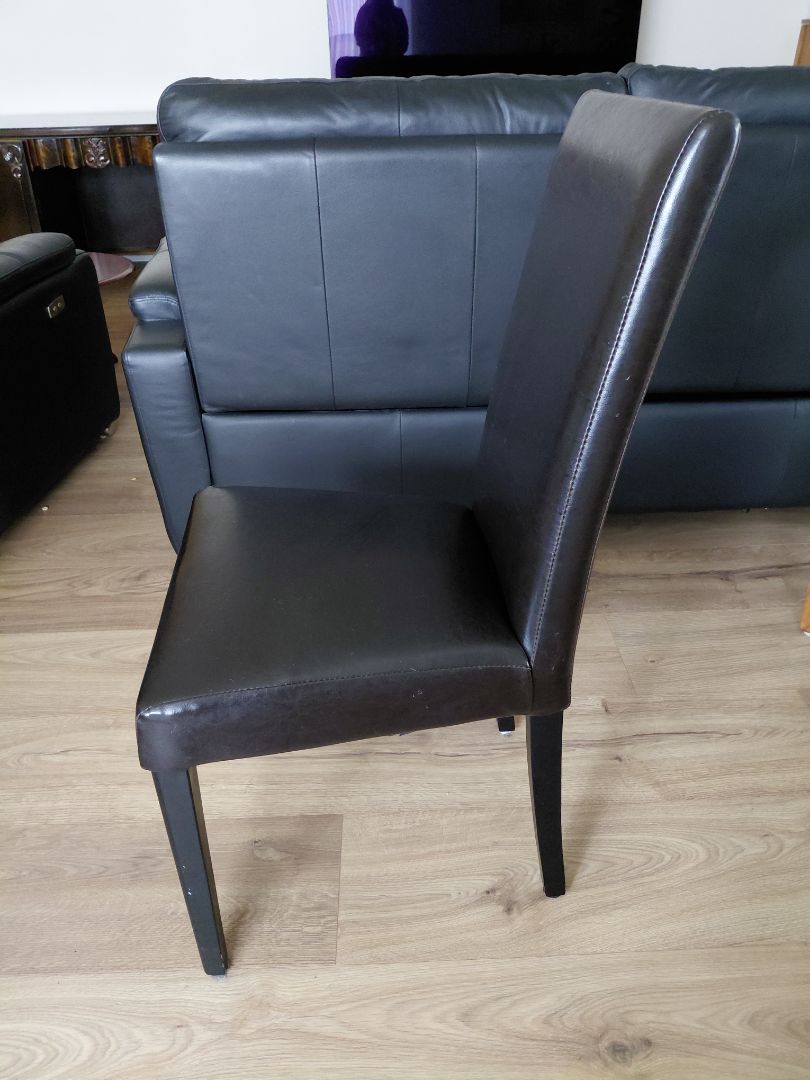 Pleather chair - dining chair