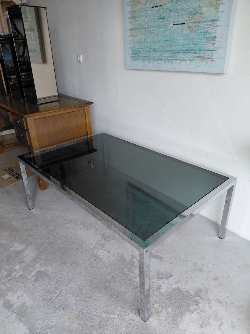 Vintage (1970s) Ervik glass table, Ikea